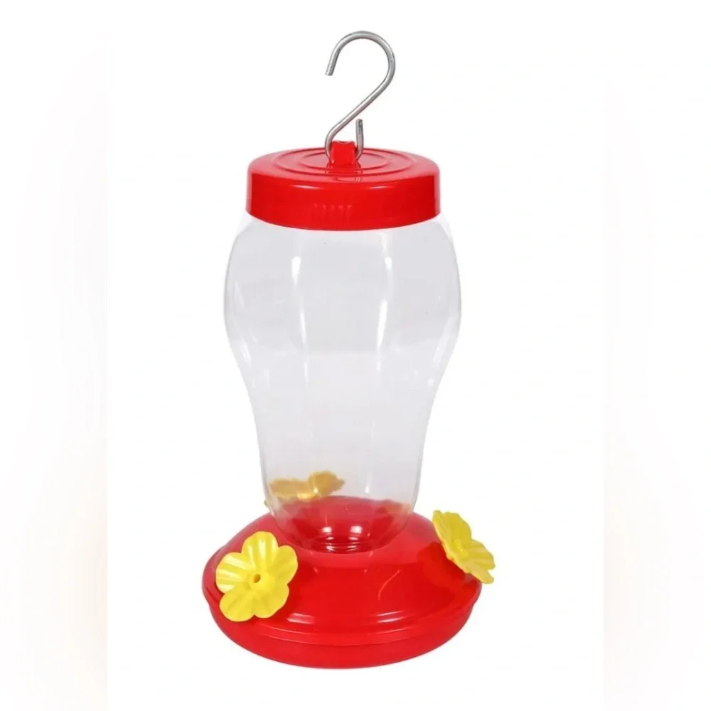 Hummingbird Necter Feeder Hanging Patio Tree Balcony Lanai Garden Plastic Birds